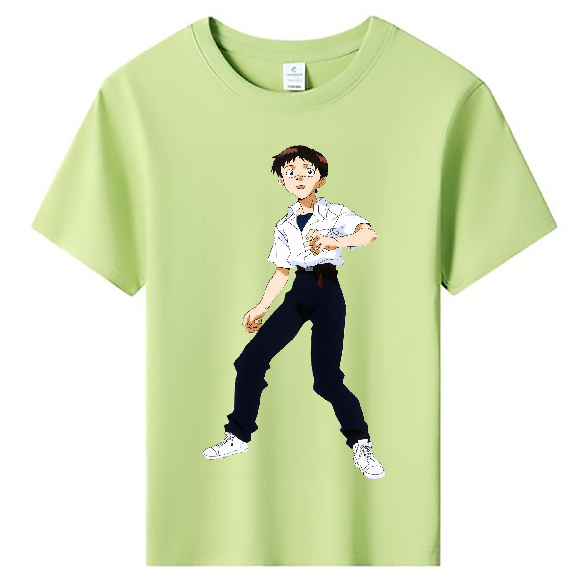（画像用） EVA 新世紀エヴァンゲリオン 綿100％キッズTシャツ（フロントプリント）